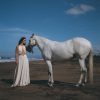 Off White Boho Wedding Dress Minimalist Summer Bridal